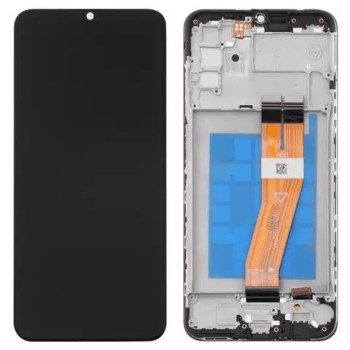 Samsung A037G Galaxy A03s - LCD Touch Black with Frame OEM