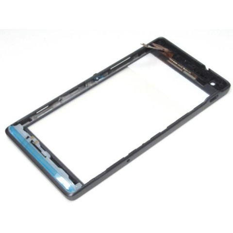 SONY ST21i - Touch screen + Front cover Black Original SONY ST21i - Touch screen + Front cover Black Original