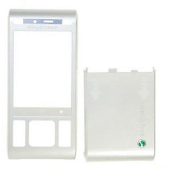 SONY-ERICSSON C905 - Α cover + battery cover Silver Original