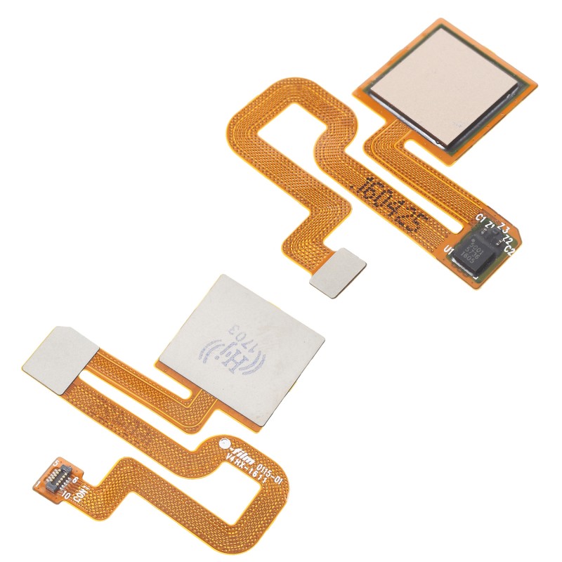 Καλωδιοταινία Δαχτυλικoύ Αποτυπώματος / Fingerprint Flex Xiaomi Redmi Note 3 Χρυσαφί