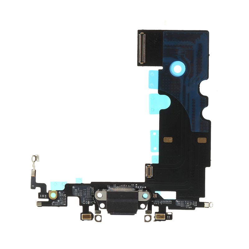 Βάση φόρτισης Charging Port Connector iPhone 8 Black Βάση φόρτισης Charging Port Connector iPhone 8 Black